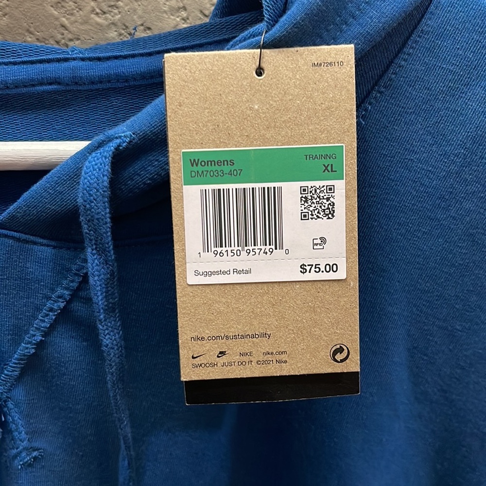 Nike Women's Yoga Dri-FIT Fleece Hoodie - Picture 5 of 10